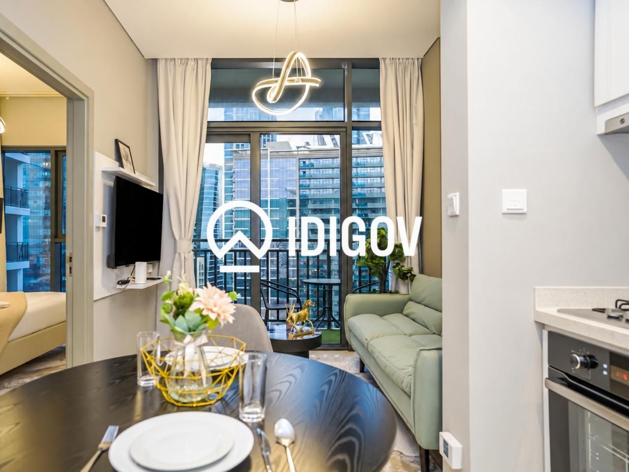 Furnished 1BR | Balcony | Ready to Move